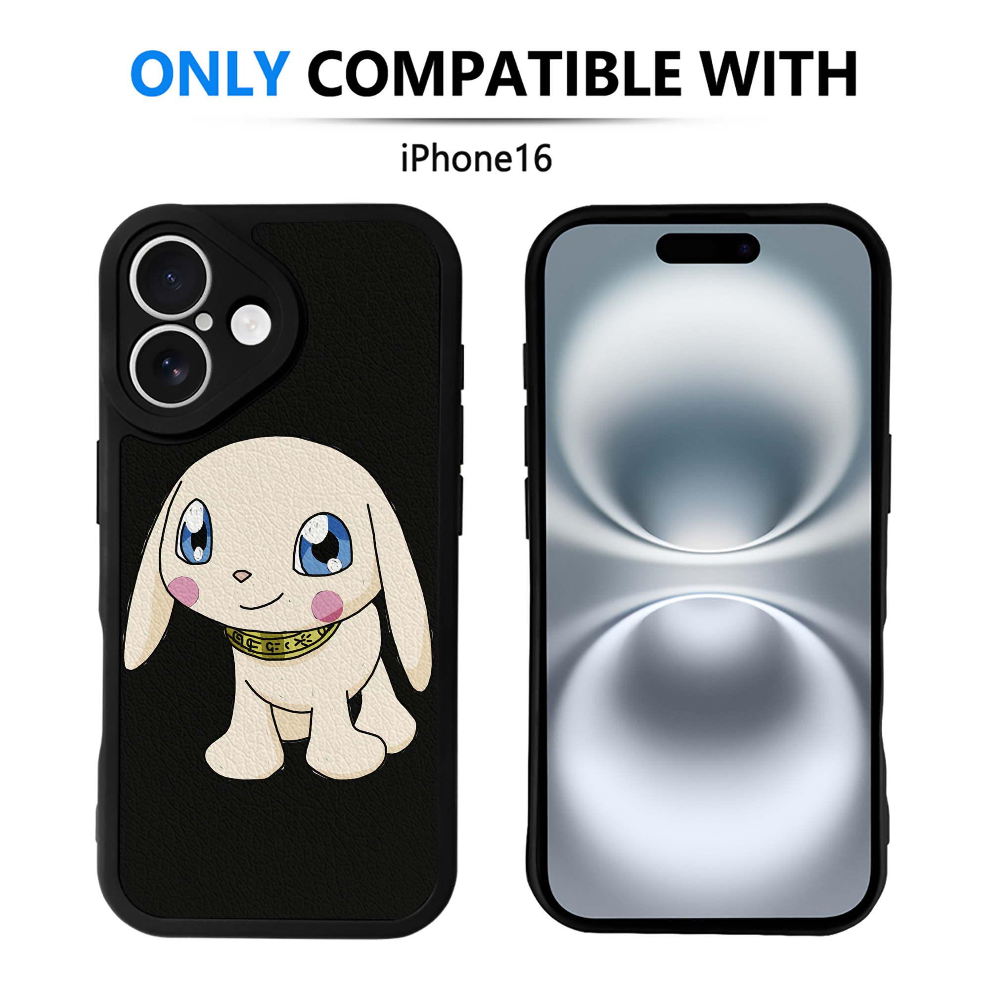 （画像用） Digimon デジタルモンスター/デジモン 【iPhone 16シリーズ対応】シリコンスマホケース（レザー調） 材質：シリコン